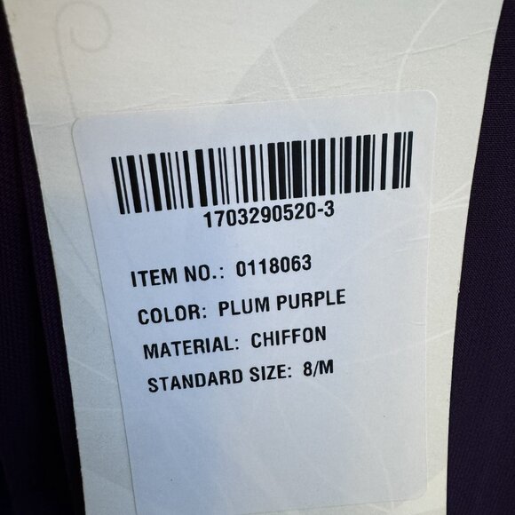 Purple formal dress (8) NWT - Picture 4 of 4